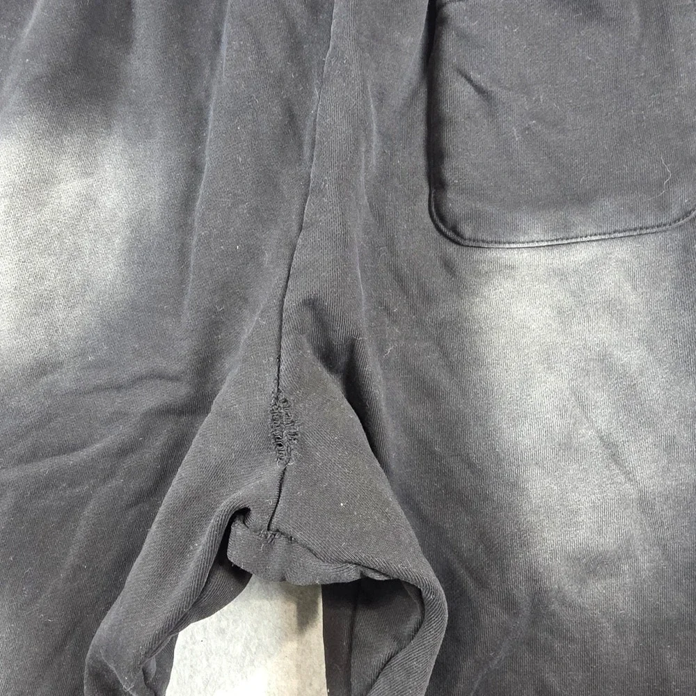 Hellstar Black Flame Graphic Sweatpants Joggers Mens Streetwear Black White - Picture 9 of 9